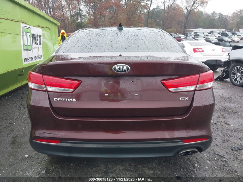 2016 KIA OPTIMA EX - 5XXGU4L35GG110177