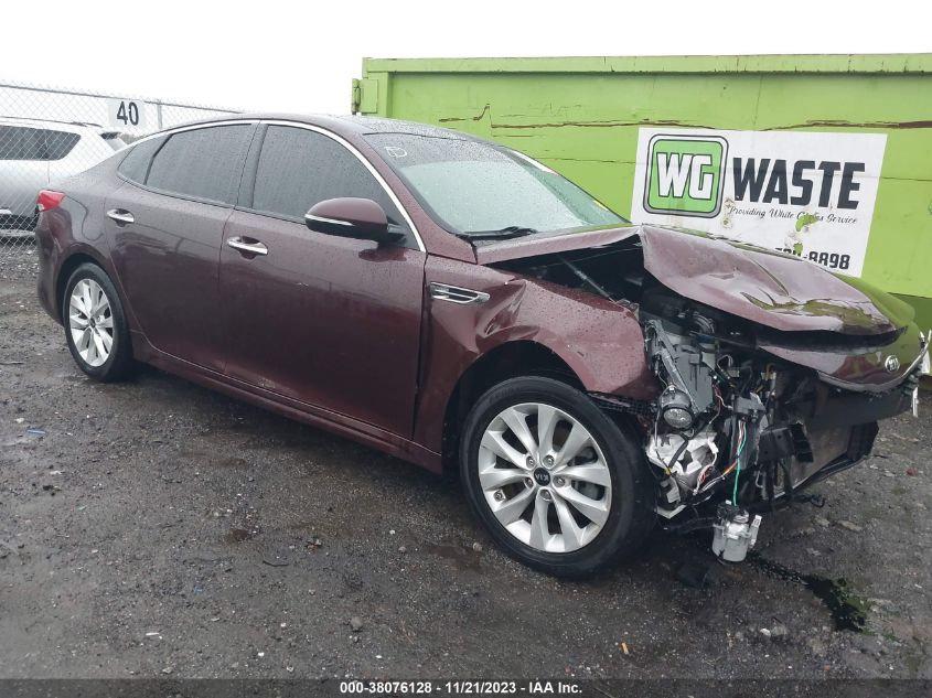 2016 KIA OPTIMA EX - 5XXGU4L35GG110177