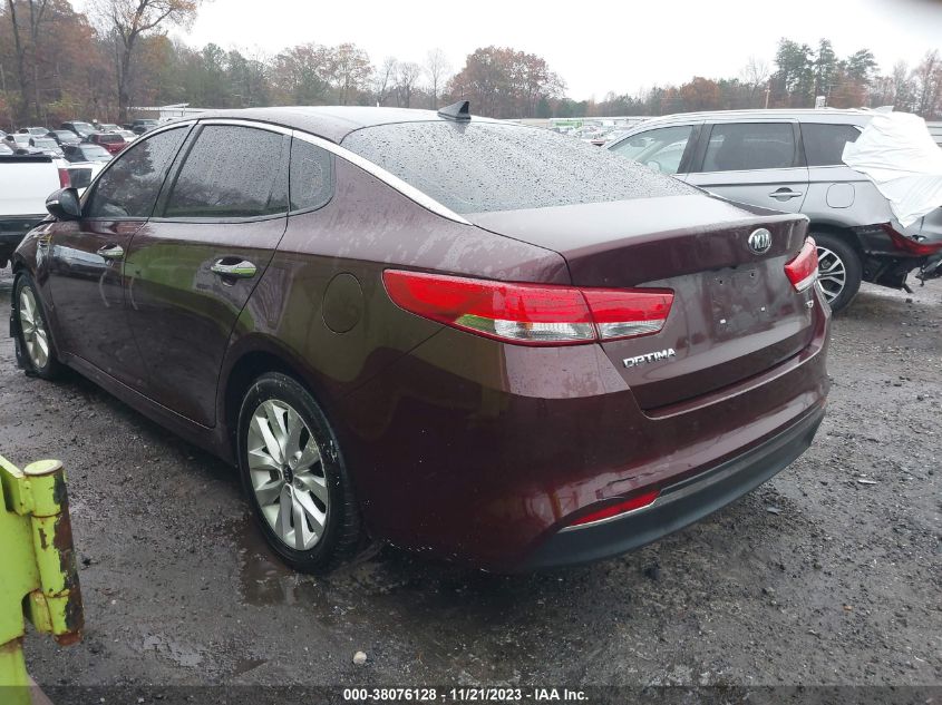 2016 KIA OPTIMA EX - 5XXGU4L35GG110177