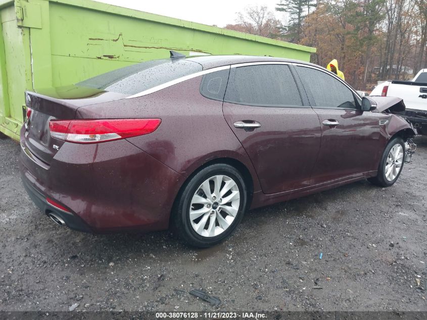 2016 KIA OPTIMA EX - 5XXGU4L35GG110177