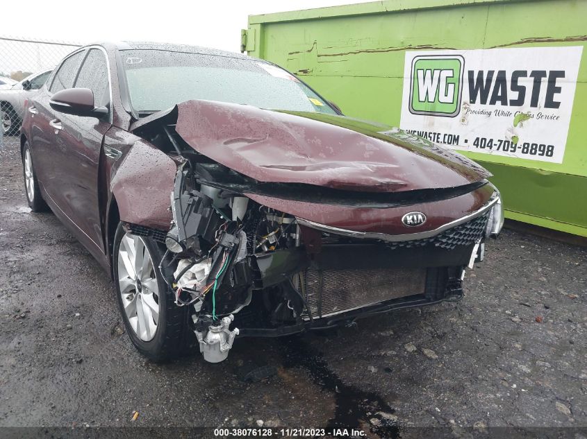 2016 KIA OPTIMA EX - 5XXGU4L35GG110177