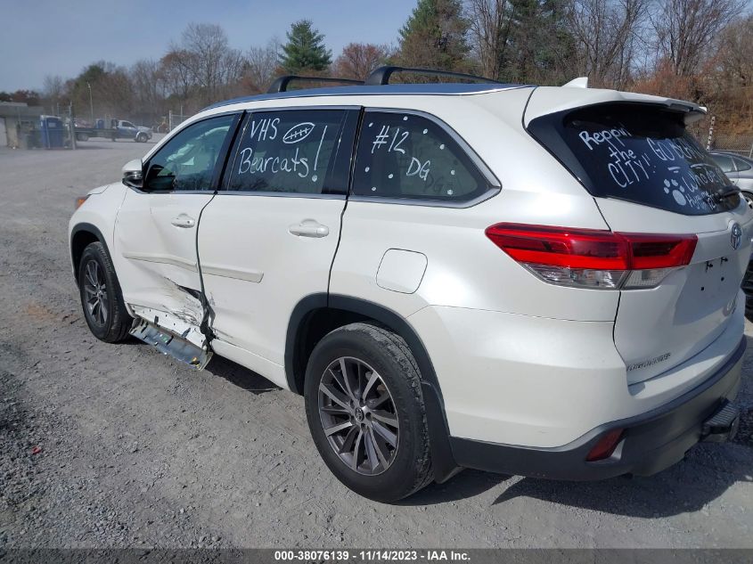 2017 TOYOTA HIGHLANDER XLE - 5TDJZRFH3HS397529