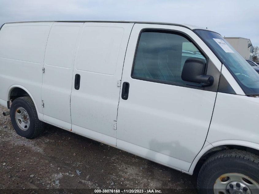 2014 CHEVROLET EXPRESS 2500 WORK VAN 1GCWGFFA3E1166314