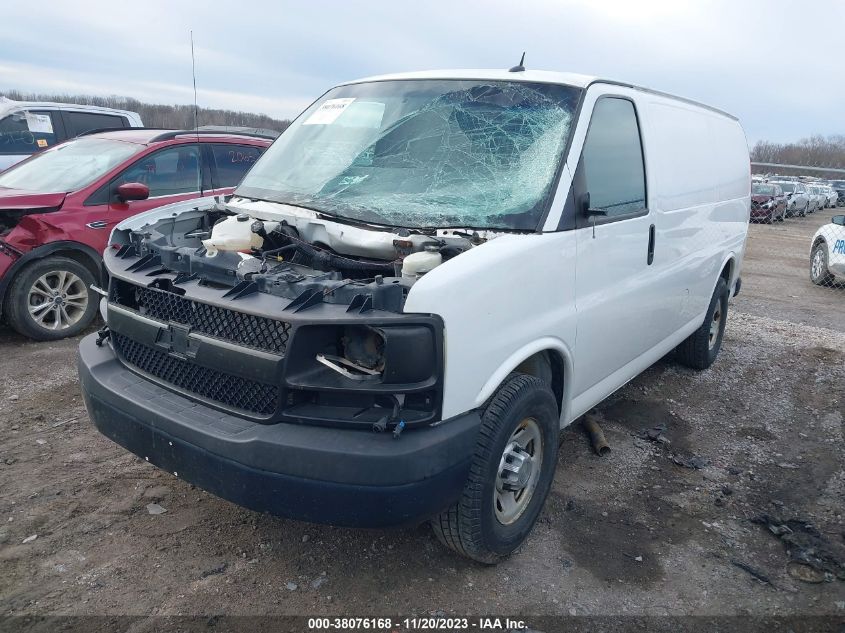 2014 CHEVROLET EXPRESS 2500 WORK VAN 1GCWGFFA3E1166314