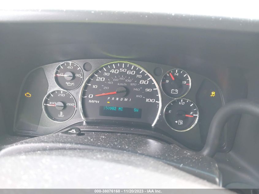 2014 CHEVROLET EXPRESS 2500 WORK VAN 1GCWGFFA3E1166314
