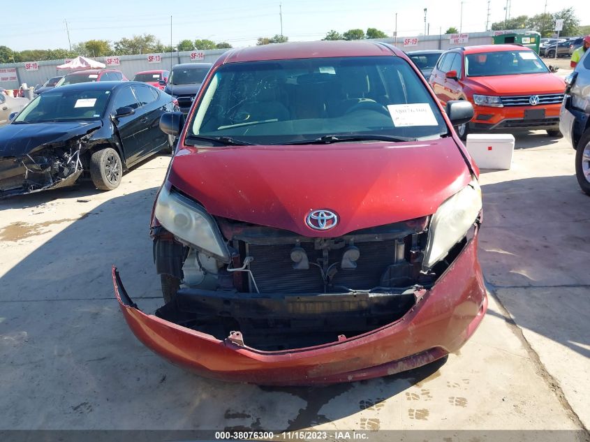 2013 TOYOTA SIENNA - 5TDZK3DC4DS280855