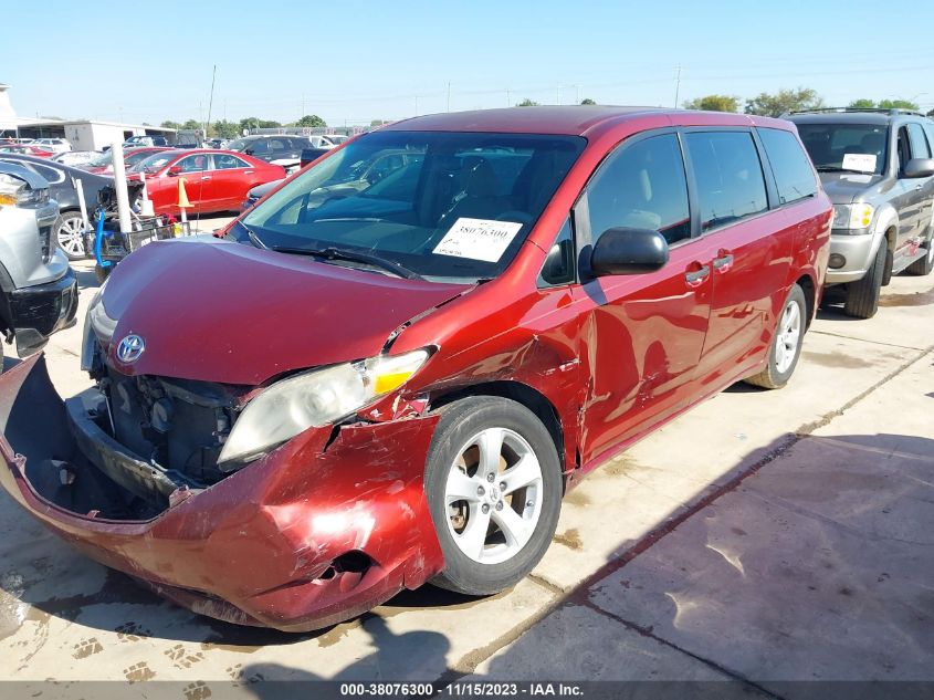 2013 TOYOTA SIENNA - 5TDZK3DC4DS280855