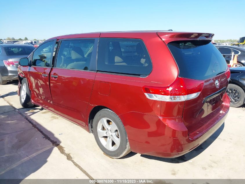 2013 TOYOTA SIENNA - 5TDZK3DC4DS280855
