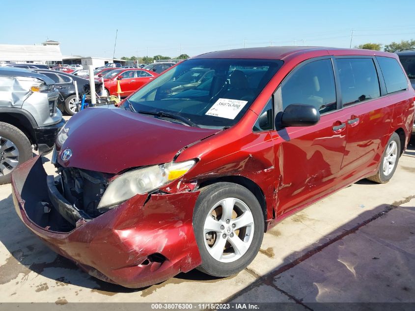 2013 TOYOTA SIENNA - 5TDZK3DC4DS280855