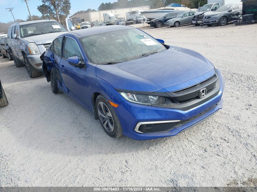 VIN 2HGFC2F61MH532966 2021 HONDA CIVIC LX
