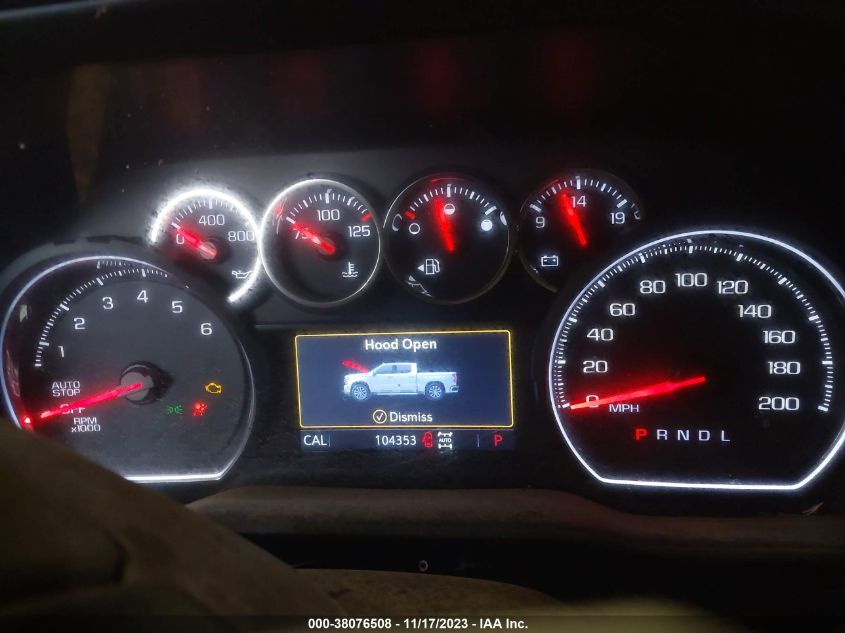 2019 CHEVROLET SILVERADO 1500 LT - 1GCPYDEK5KZ355575