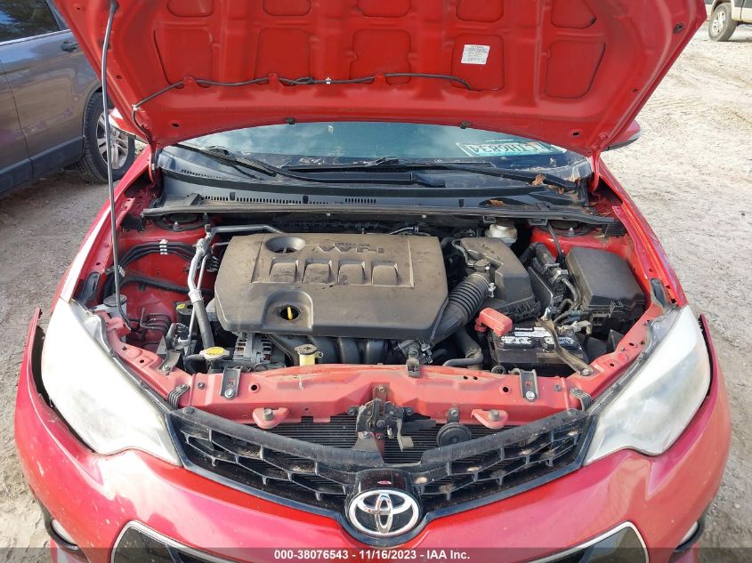 2014 TOYOTA COROLLA S PLUS - 2T1BURHE1EC056382