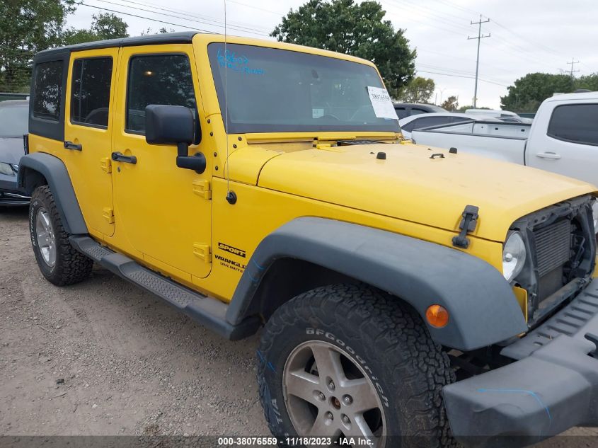 2015 JEEP WRANGLER UNLIMITED SPORT - 1C4BJWDG8FL624409