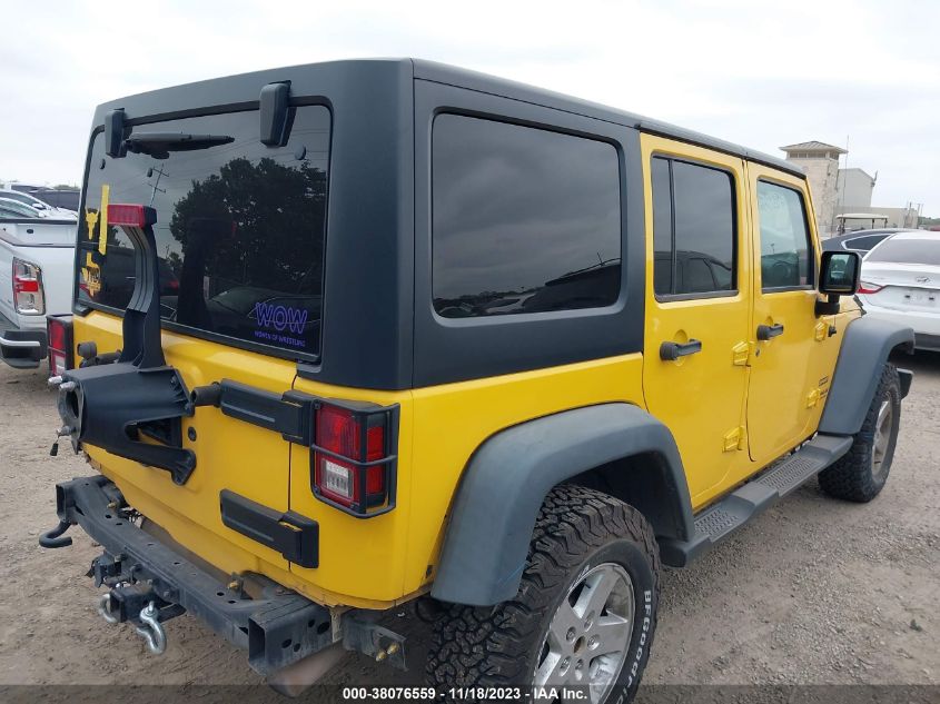 2015 JEEP WRANGLER UNLIMITED SPORT - 1C4BJWDG8FL624409