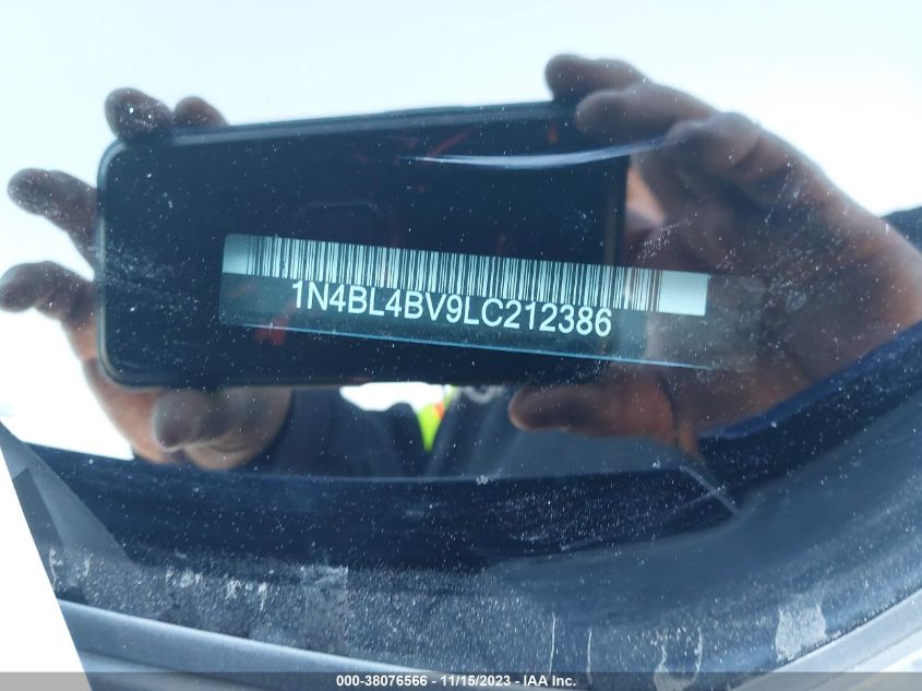 2020 NISSAN ALTIMA S - 1N4BL4BV9LC212386