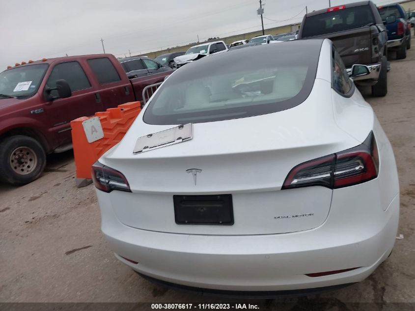 2021 TESLA MODEL 3 LONG RANGE DUAL MOTOR - 5YJ3E1EBXMF062706