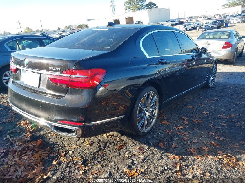 2016 BMW 750I XDRIVE WBA7F2C59GG416773