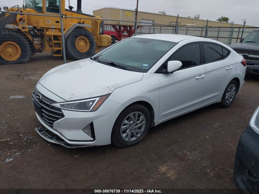 VIN 5NPD74LF3KH435539 2019 HYUNDAI ELANTRA SE