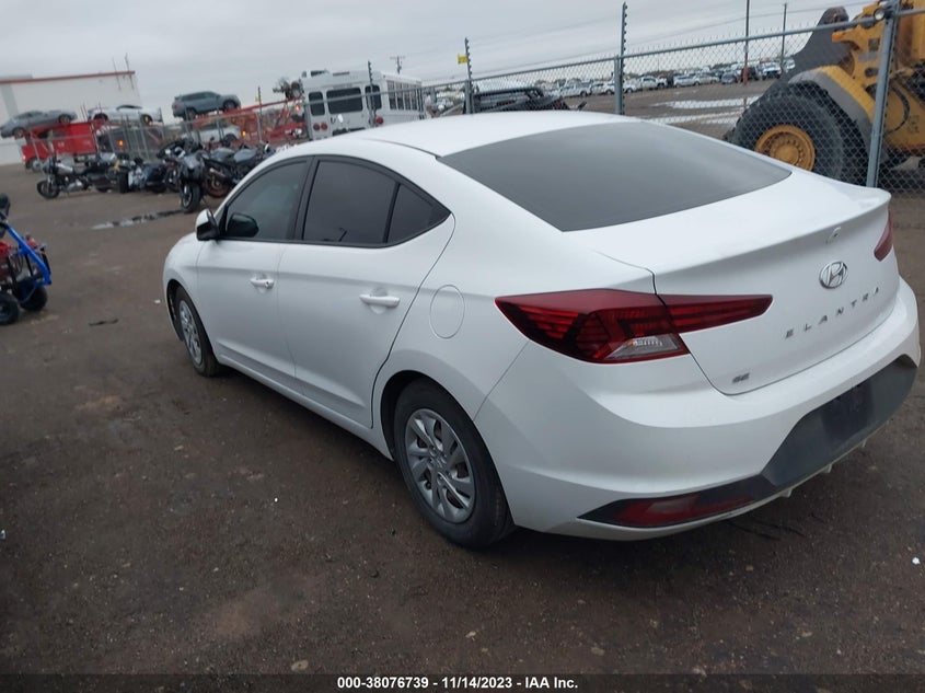 VIN 5NPD74LF3KH435539 2019 HYUNDAI ELANTRA SE
