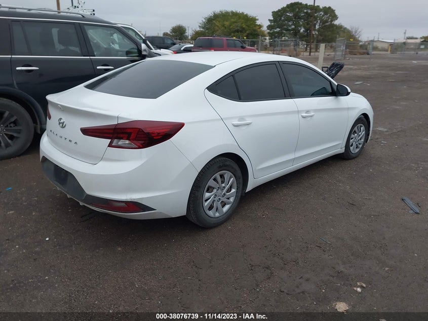 VIN 5NPD74LF3KH435539 2019 HYUNDAI ELANTRA SE