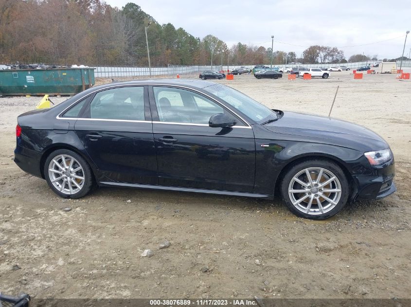 2014 AUDI A4 2.0T PREMIUM - WAUFFAFLXEN012471