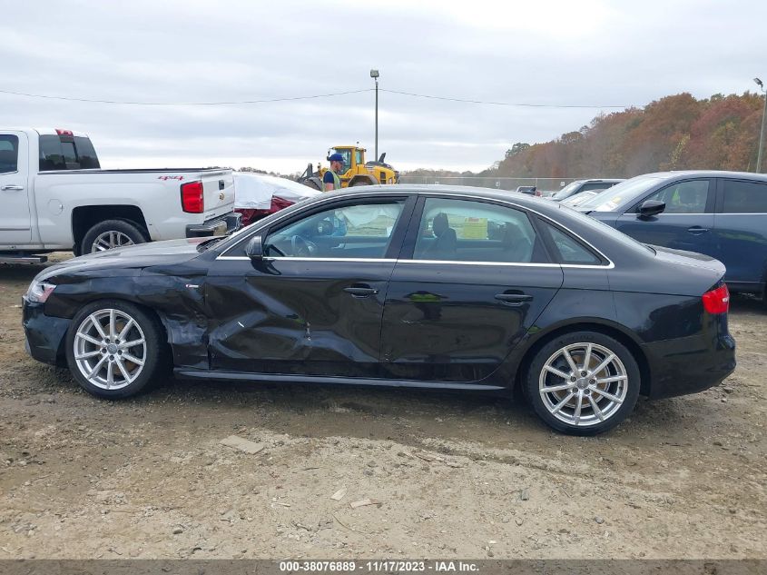 2014 AUDI A4 2.0T PREMIUM - WAUFFAFLXEN012471