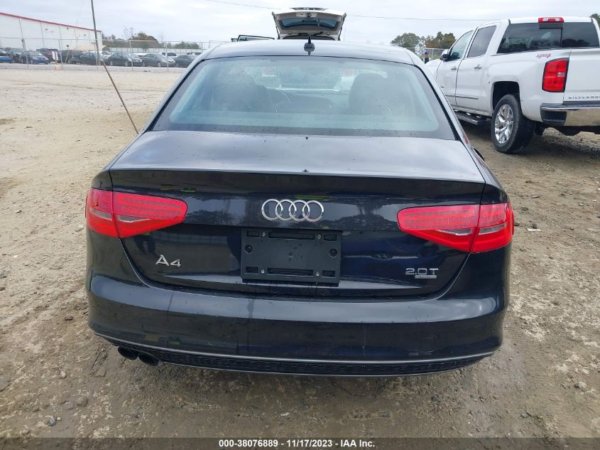 2014 AUDI A4 2.0T PREMIUM - WAUFFAFLXEN012471