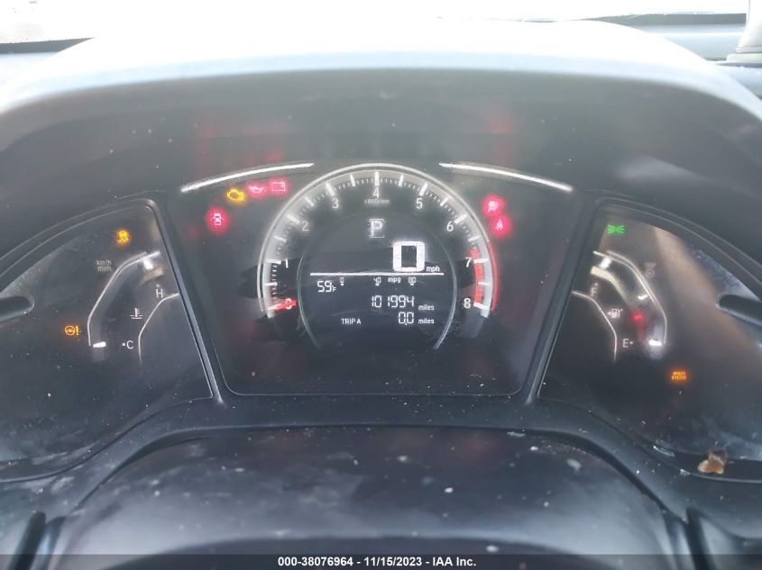 2017 HONDA CIVIC LX - 19XFC2F52HE043354