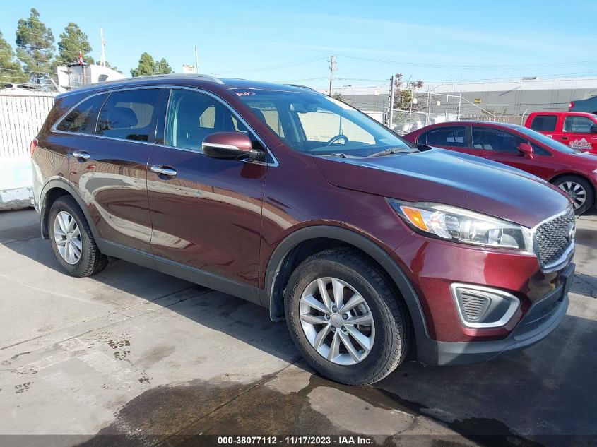 2016 KIA SORENTO 2.4L LX - 5XYPG4A31GG140444