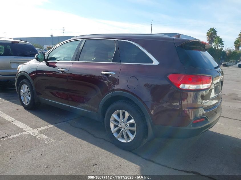 2016 KIA SORENTO 2.4L LX - 5XYPG4A31GG140444