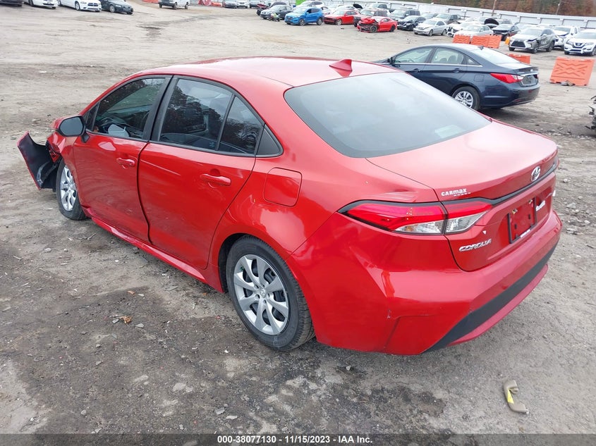 VIN 5YFEPRAEXLP081017 2020 TOYOTA COROLLA LE