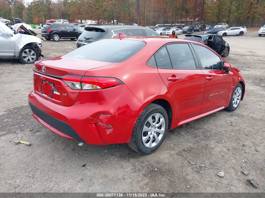 VIN 5YFEPRAEXLP081017 2020 TOYOTA COROLLA LE
