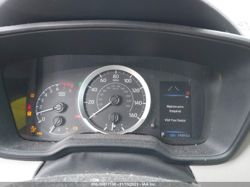 VIN 5YFEPRAEXLP081017 2020 TOYOTA COROLLA LE