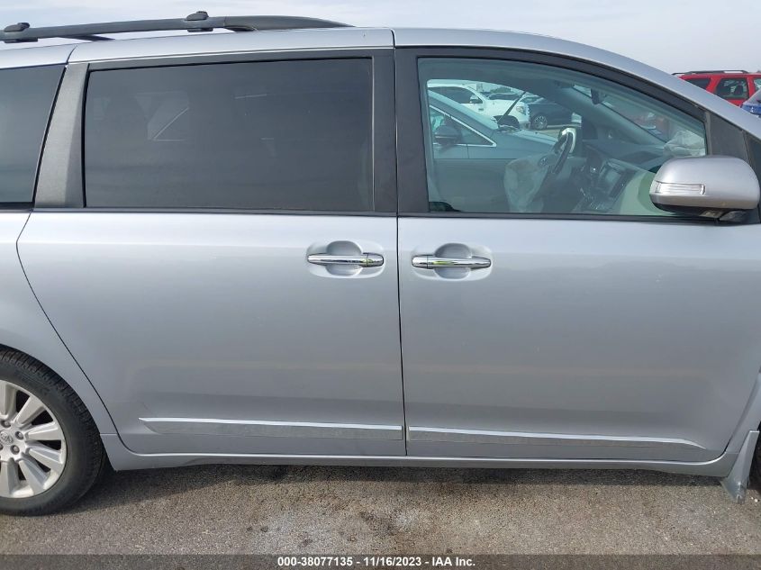 2014 TOYOTA SIENNA XLE/LIMITED - 5TDYK3DC5ES481886