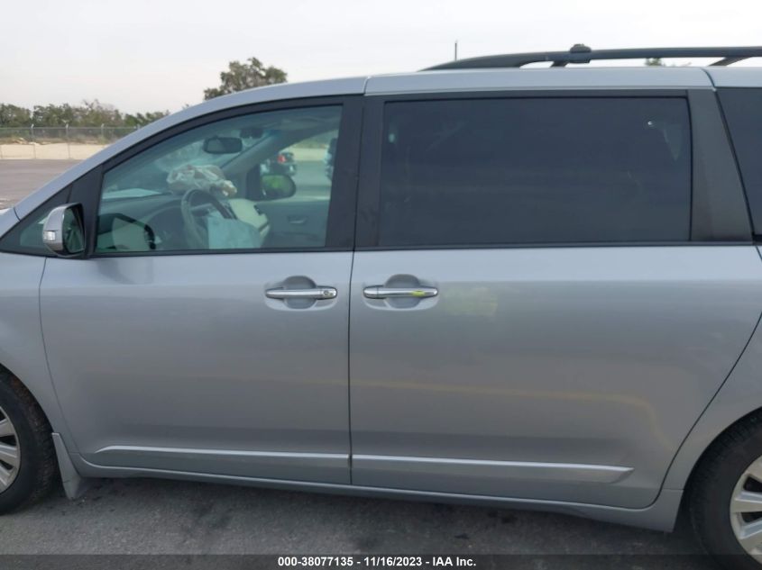 2014 TOYOTA SIENNA XLE/LIMITED - 5TDYK3DC5ES481886
