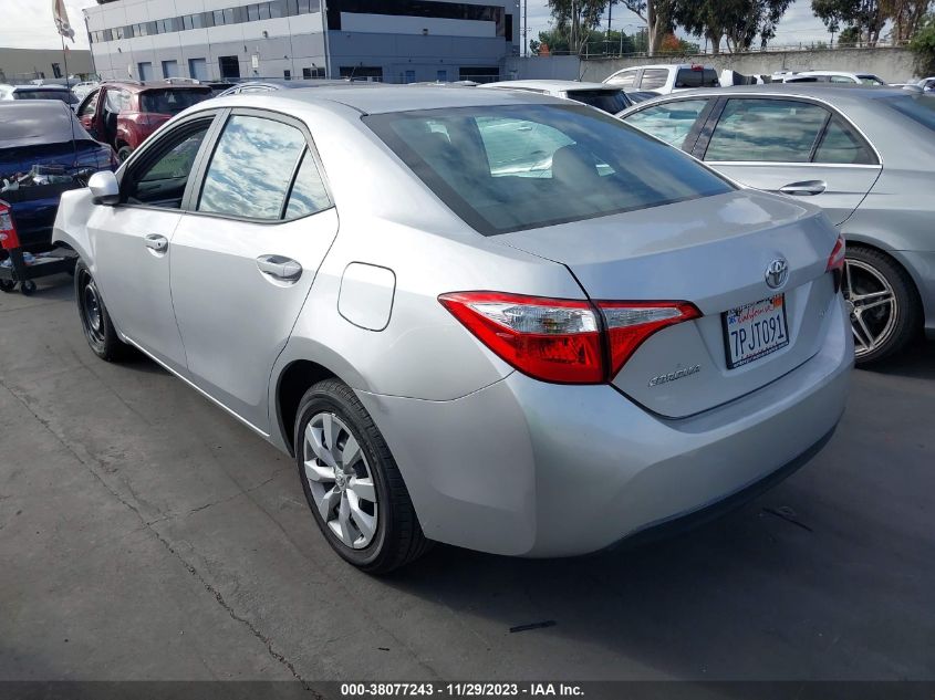 2016 TOYOTA COROLLA LE - 5YFBURHE6GP426101