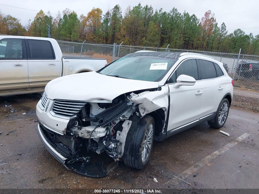 VIN 2LMPJ6LR8HBL25174 2017 LINCOLN MKX RESERVE
