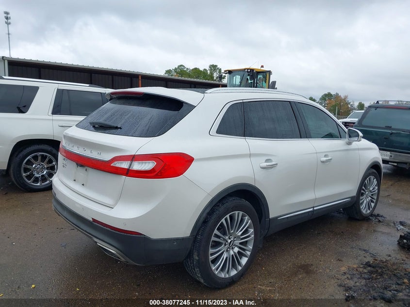VIN 2LMPJ6LR8HBL25174 2017 LINCOLN MKX RESERVE