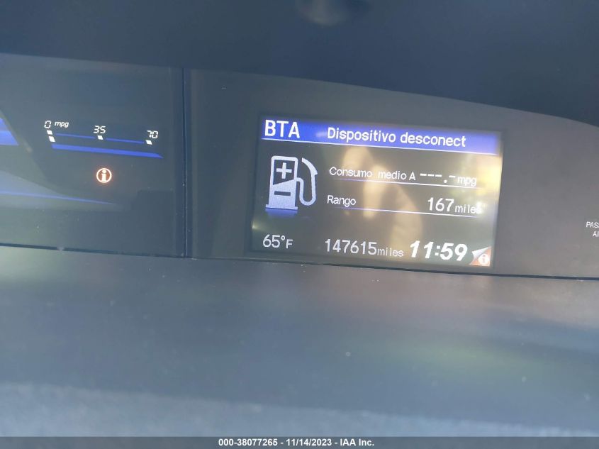 2014 HONDA CIVIC EX-L - 19XFB2F93EE036530