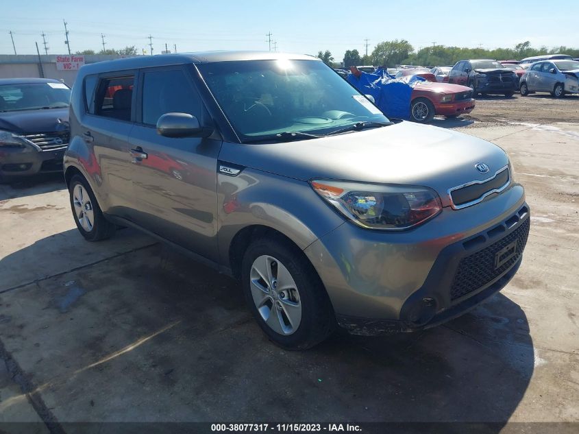 2016 KIA SOUL BASE - KNDJN2A28G7317222