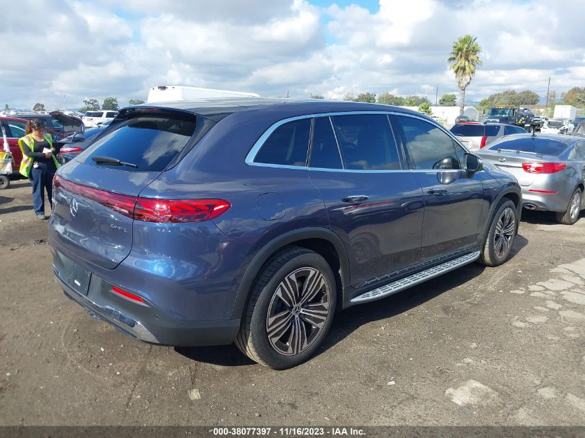 2023 MERCEDES-BENZ EQS 450 SUV 4MATIC - 4JGDM2EB3PA017046