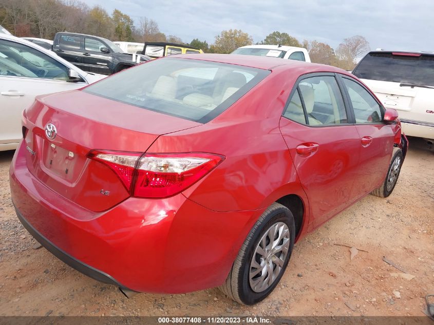 2018 TOYOTA COROLLA LE - 5YFBURHE4JP828044