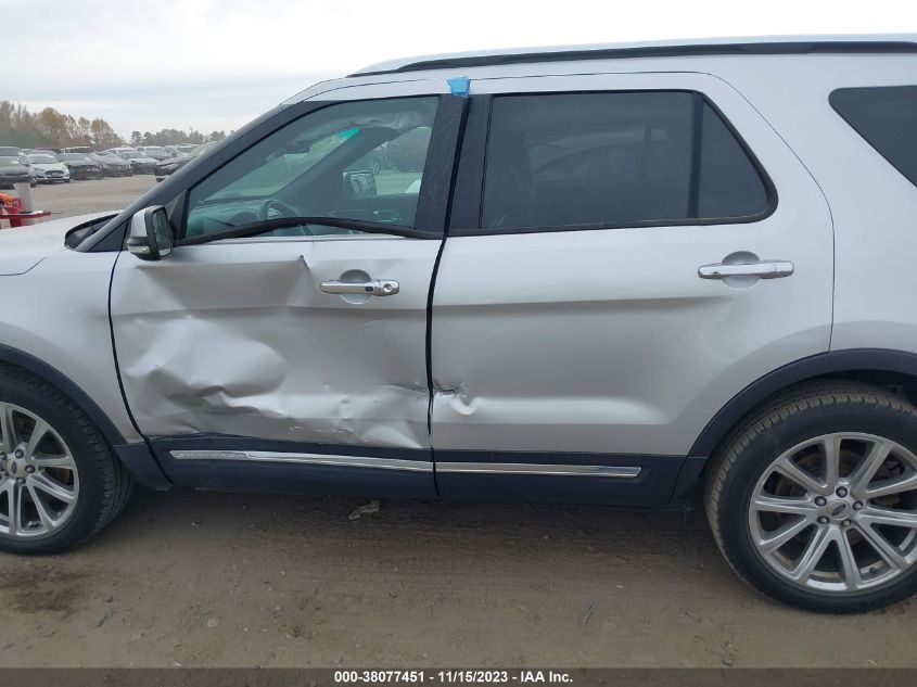 2017 FORD EXPLORER LIMITED - 1FM5K7F87HGB81957