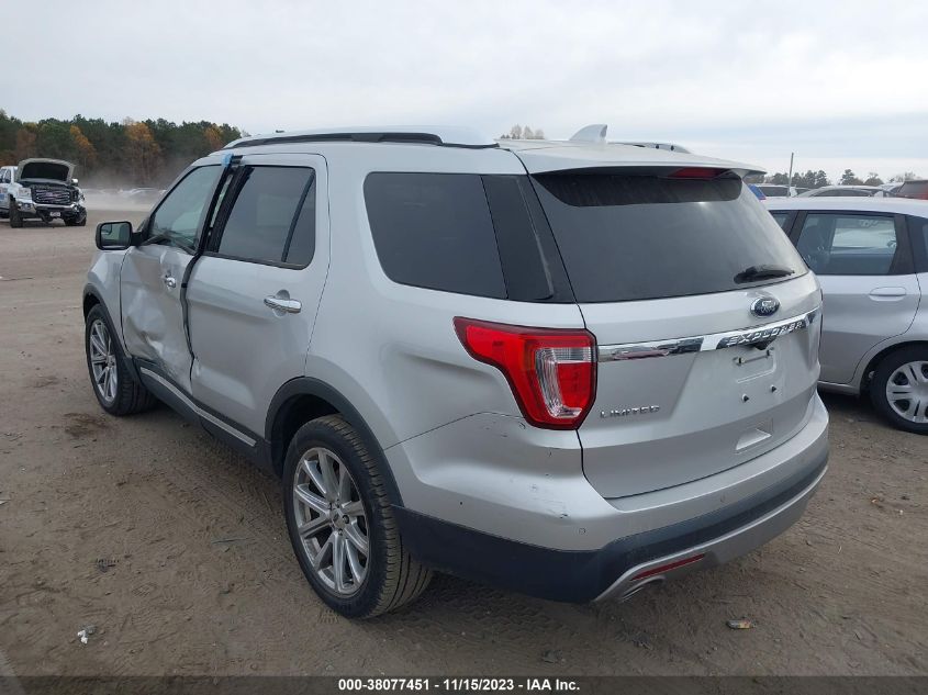 2017 FORD EXPLORER LIMITED - 1FM5K7F87HGB81957