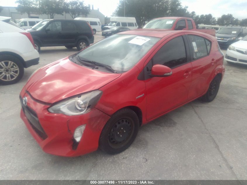 2015 TOYOTA PRIUS C ONE/TWO/THREE/FOUR - JTDKDTB31F1579671