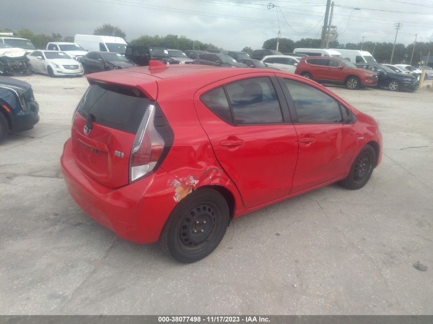 2015 TOYOTA PRIUS C ONE/TWO/THREE/FOUR - JTDKDTB31F1579671