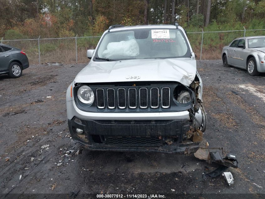 2016 JEEP RENEGADE LATITUDE - ZACCJBBT5GPD16222
