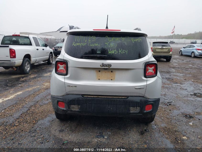 2016 JEEP RENEGADE LATITUDE - ZACCJBBT5GPD16222