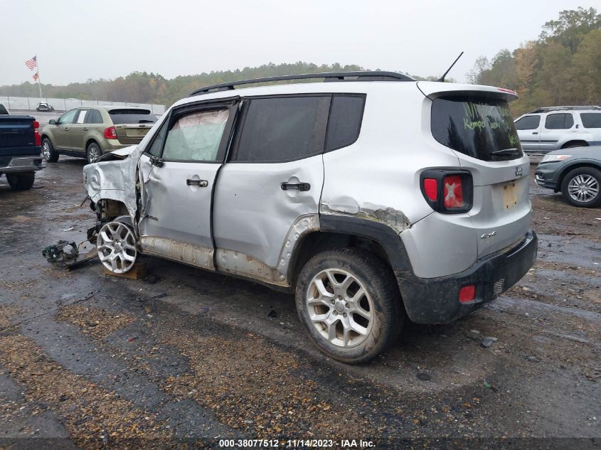 2016 JEEP RENEGADE LATITUDE - ZACCJBBT5GPD16222