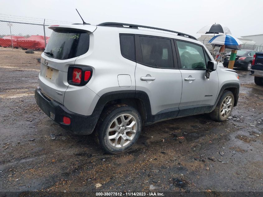 2016 JEEP RENEGADE LATITUDE - ZACCJBBT5GPD16222